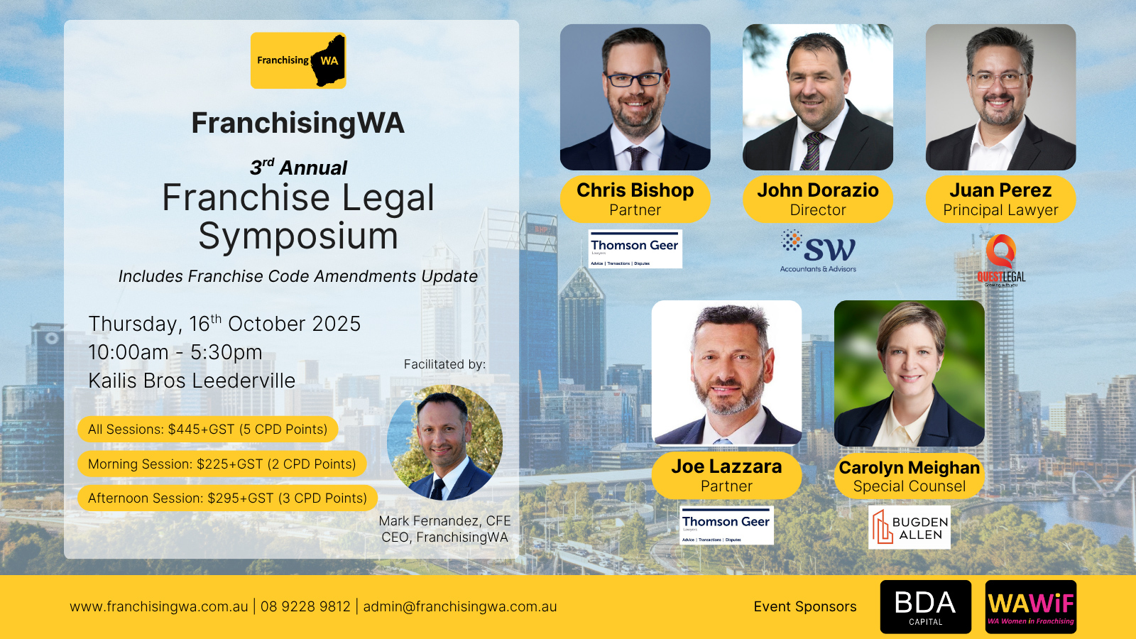 Franchisingwa Franchise Legal Symposium