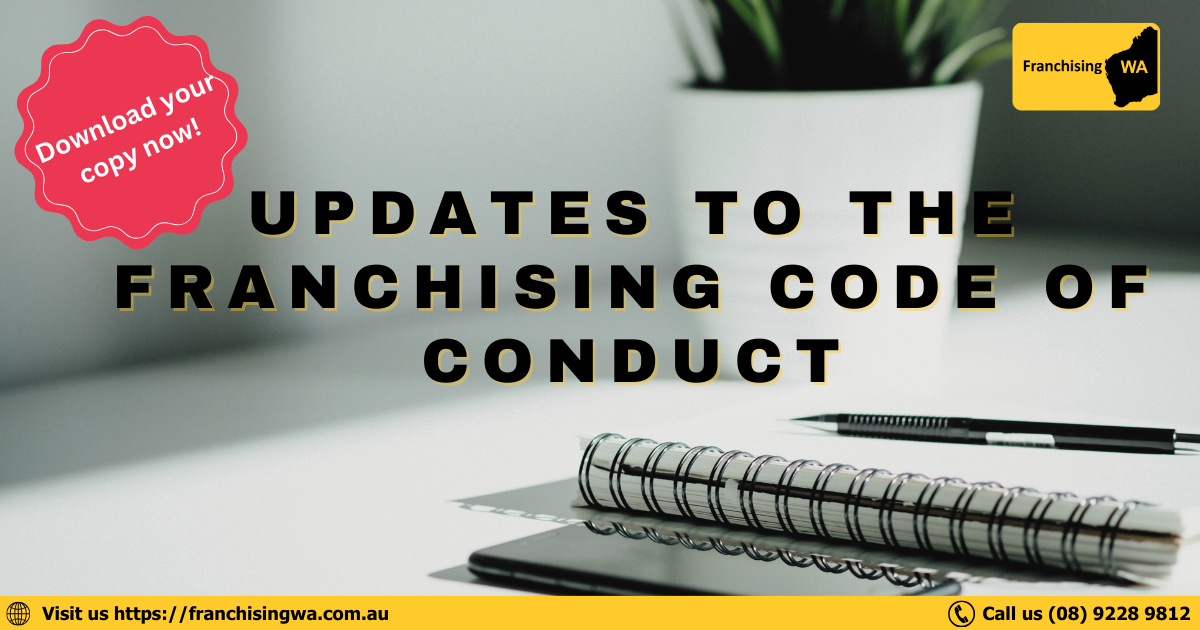 UPDATES TO THE FRANCHISING CODE OF CONDUCT | Receive your FREE copy today!