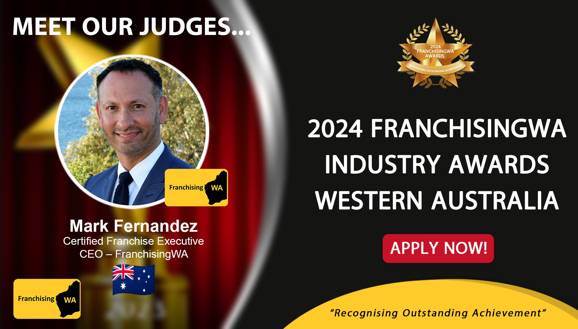 FranchisingWA Industry Awards Western Australia 2024 – Meet Our Judges – Mark Fernandez