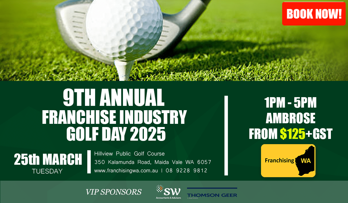 9th Annual Franchise Industry Golf Day 2025 – Book now!